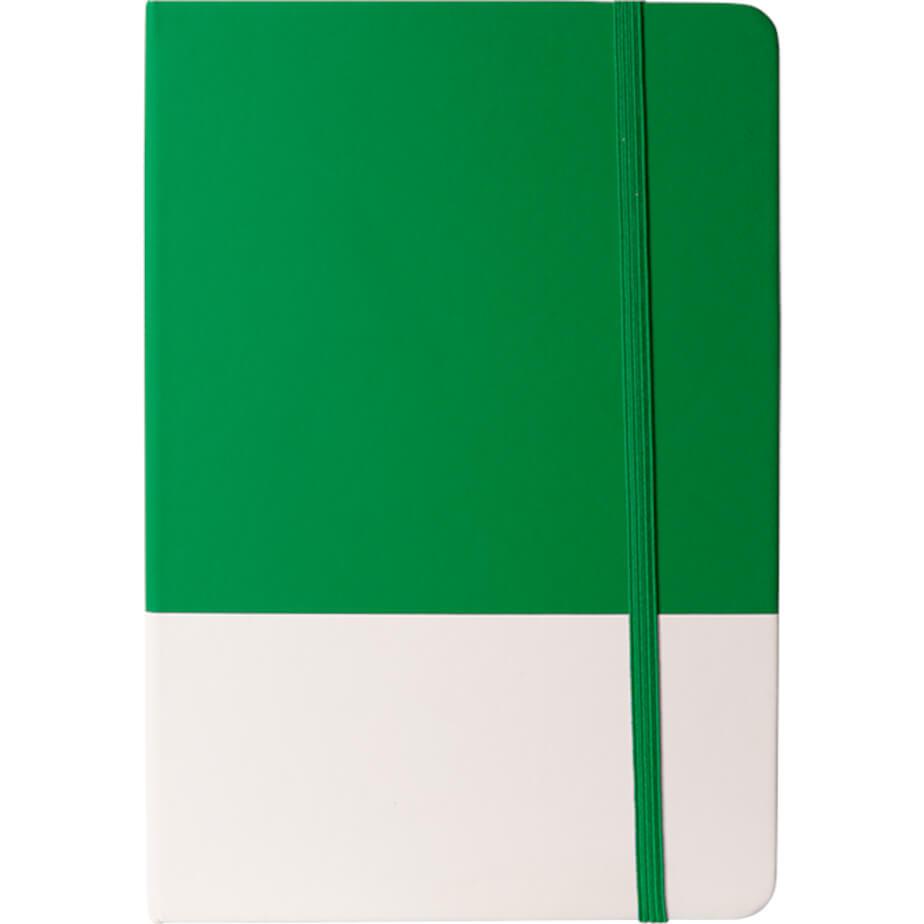 Two Tone Notebook Green